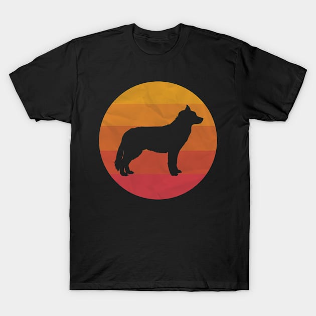 Vintage Husky Dog T-Shirt by ChadPill